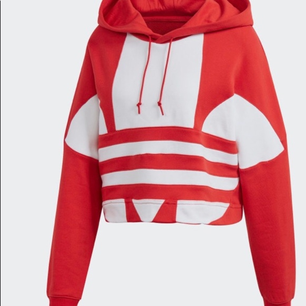 Adidas crop hoodie